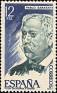 Spain - 1977 - Spanish Characters - 12 PTA - Blue & Greenish Blue - Celebridad - Edifil 2400 - Pablo Sarasate - 0